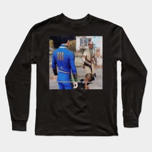 Fallout 4 meme shirt Long Sleeve T-Shirt